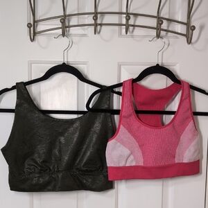 Aerie Sports Bras (2) Size Large